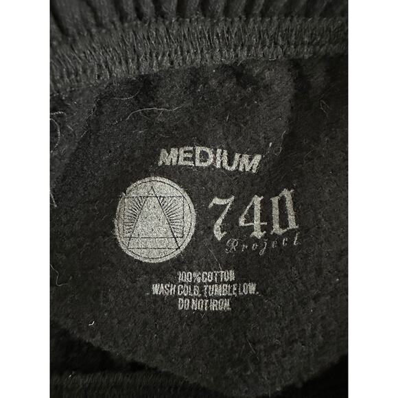 740 Project Black Men's Sweatpant Elastic Waist Jogger Medium - Picture 12 of 14